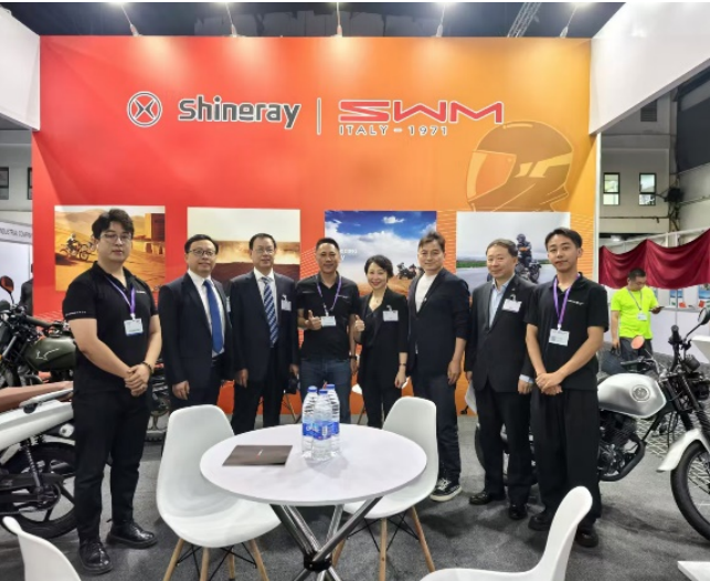 鑫源出海，閃耀西非 ——SHINERAY和SWM雙品牌在尼日利亞展會(huì)高調(diào)亮相