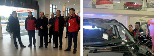 涪陵區(qū)委常委、宣傳部部長一行蒞臨鑫源汽車調研